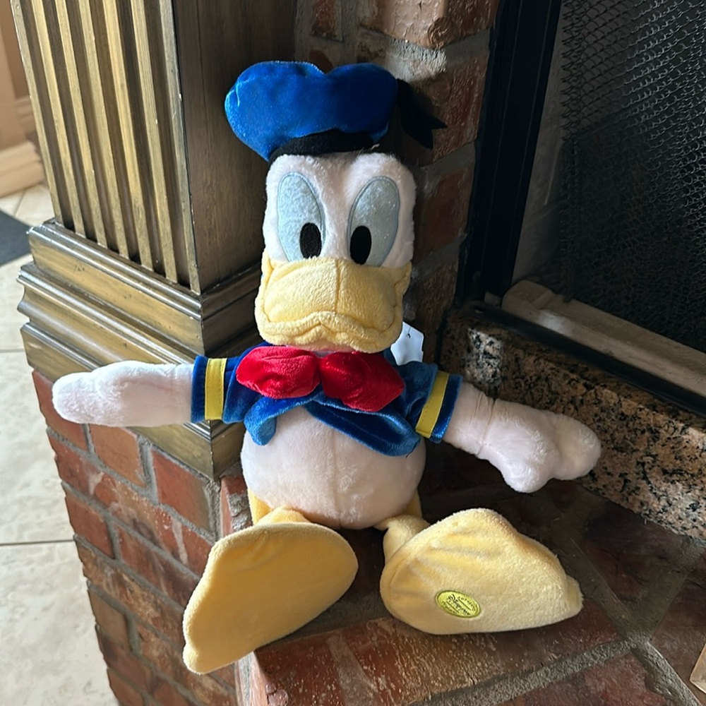 Donald Duck plush Disney Store